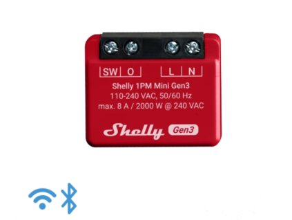 Shelly Gen3 1PM Mini spinaci modul WiFi 1