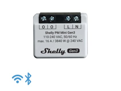 Shelly Gen3 PM Mini spinaci modul WiFi 1