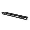 Patch panel 24 Port 1U 19 prazdny Lanberg PPKS 1024 B pro Keystone 1