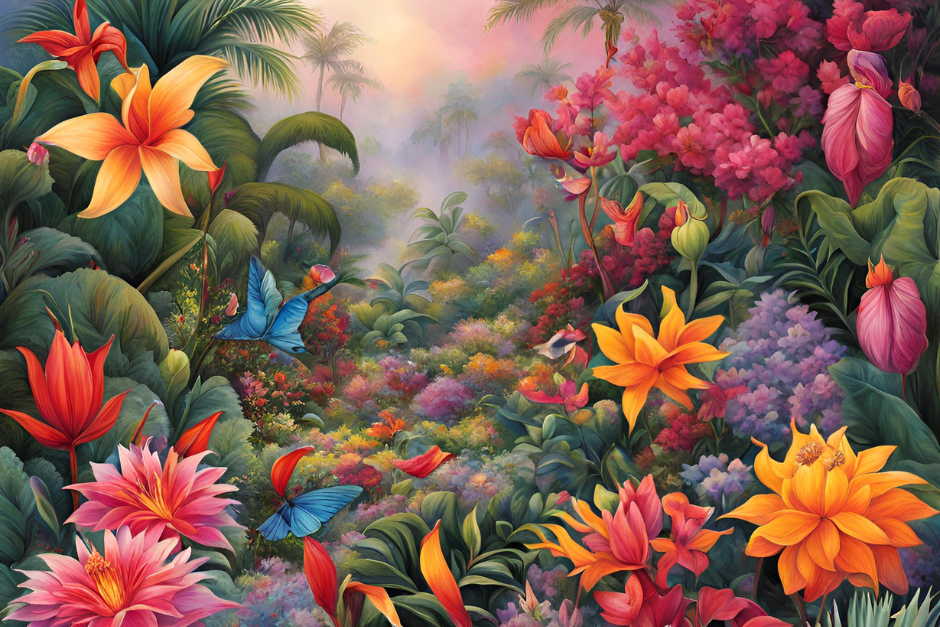 Květinová zahrada v lahvičce parfému EL NABIL