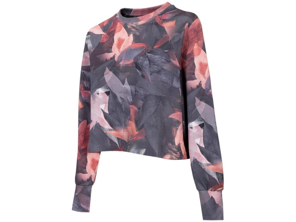 Women's sweatshirt 4F multicolor allover H4Z22 BLD034 90A L