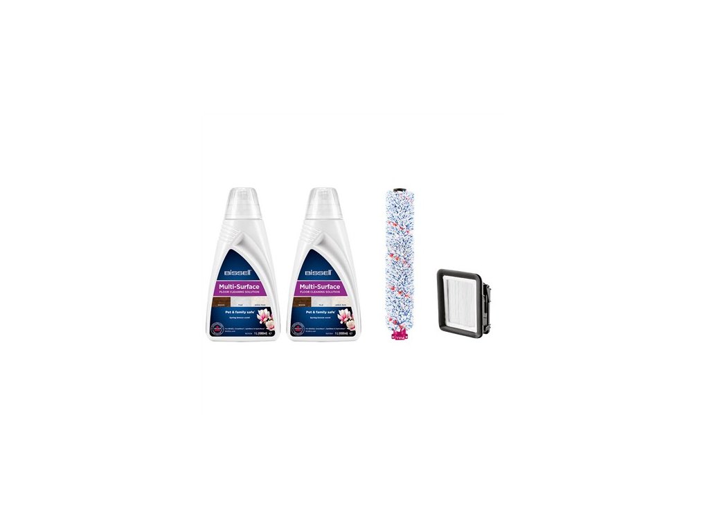 Bissell | Cleaning Pack | MultiSurface (2xDetergents+Brushroll+Filter)