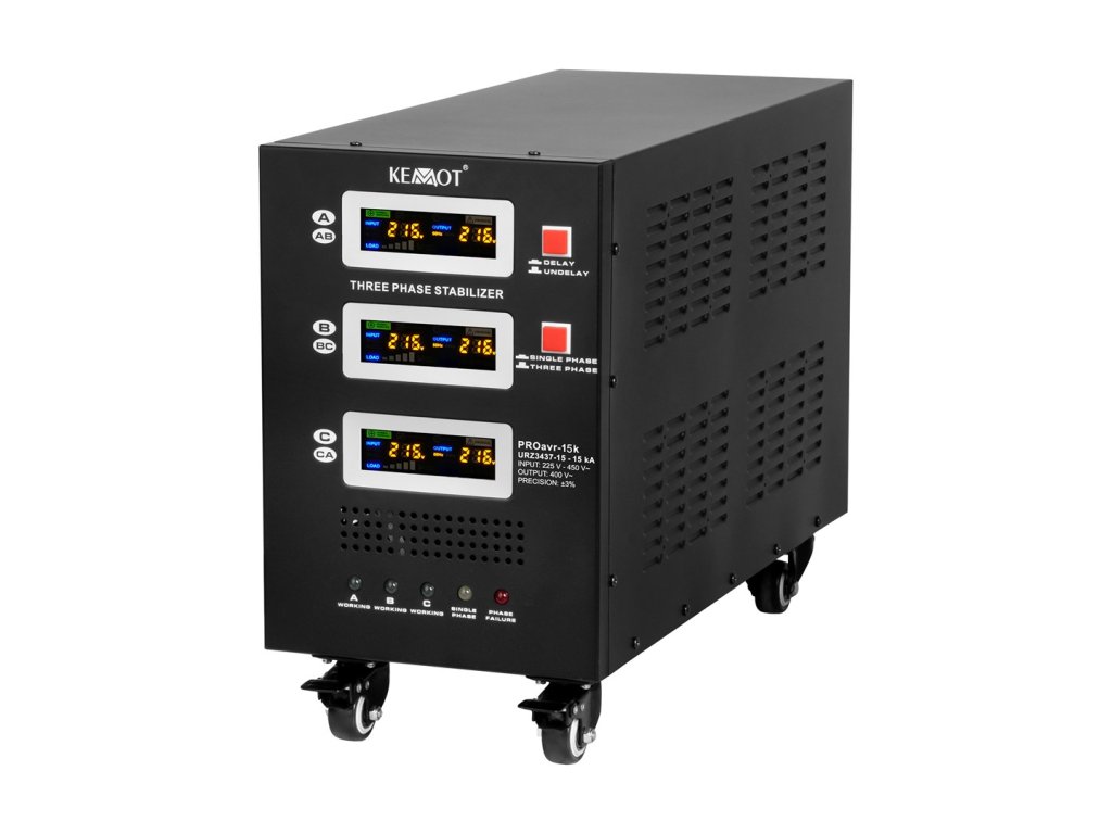 KEMOT PROavr-15k Automatic Three Phase Voltage Stabilizer