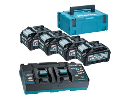MAKITA POWER SUPPLY KIT 40V 4x4.0Ah XGT (BL4040x4+DC40RB) (UN3480)