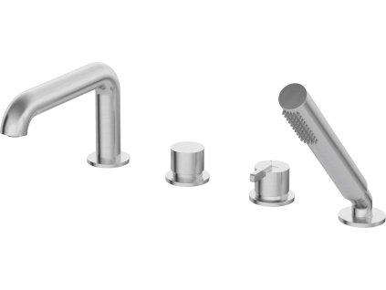 4-hole bathtub mixer with shower set