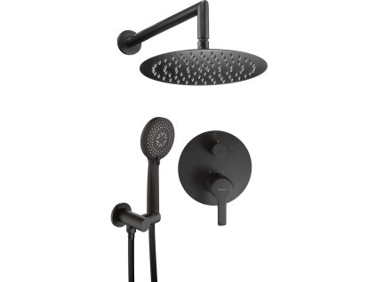 Concealed shower set
