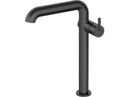 Tall basin mixer with rectangular spout