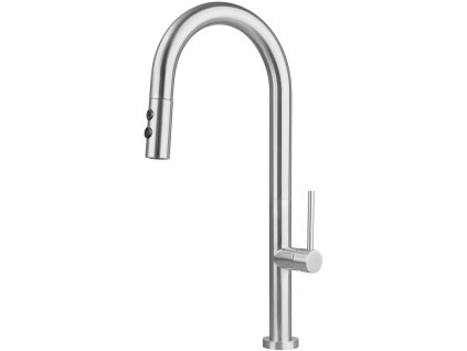 Kitchen faucet with pull-out spout - 2 types of spray