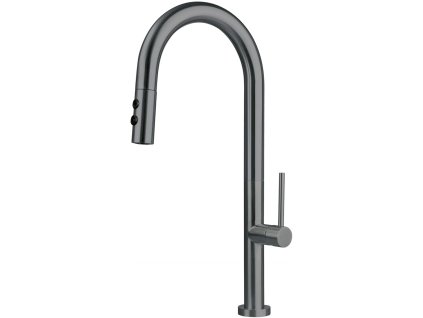 Kitchen faucet with pull-out spout - 2 types of spray