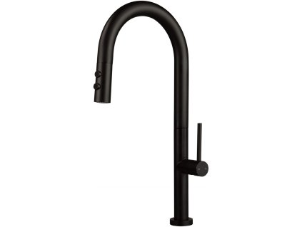 Kitchen faucet with pull-out spout - 2 types of spray