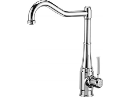 Kitchen faucet with rectangular spout