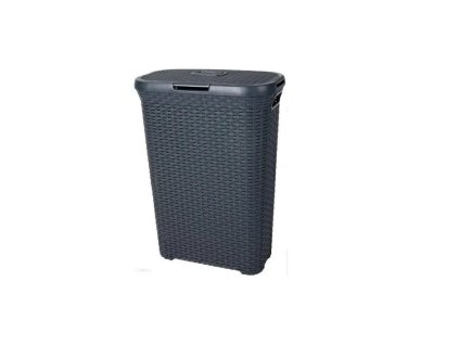 Curver Style 2045061 Plástico Cesta de lavadero Antracita 40L