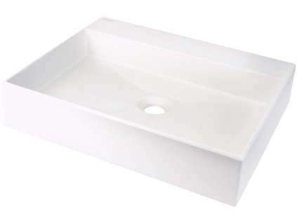 Granite countertop washbasin with space for a tap - 500x400 mm