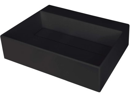Granite countertop washbasin with a place for a tap - with a grille