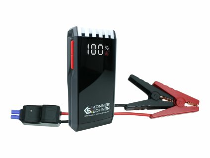Urządzenie rozruchowe, typ baterii: Li-Ion, napięcie: 12V, prąd rozruchu: 700A, szczytowy prąd rozruchu: 1400A, waga: 0,95 kg,długość przewodu: 0,2 m, z powerbank