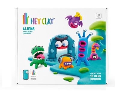Hey Clay Alien Set 15-Pack 15 Cans 15019CEE15