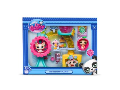 Littlest Pet Shop Fun Factory Set with 2 Figures 00519