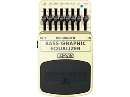 Behringer BEQ700 pedálový efekt Efektový pedál Černá, Žlutá