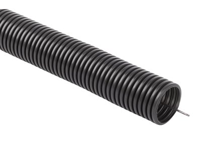 Flexible corrugated installation pipe, PVC conduit, UV, 320N with remote control 32/26 50m