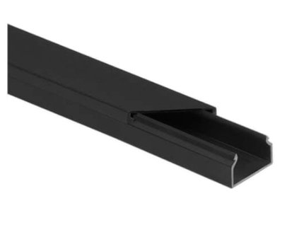Electrical installation strip set BLACK CLS 25x16 2m (PACK OF 10pcs)