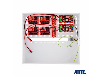 Zestaw buforowy do 17 kamer IP switch PoE 17P+1UP ATTE IPUPS-17-11-H