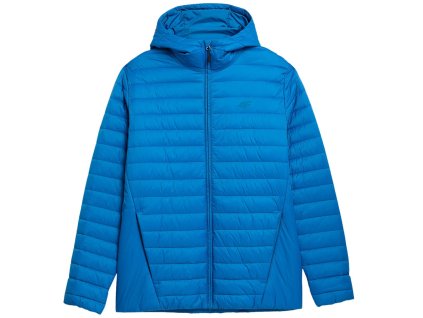 Men's down jacket 4F blue 4FSS23TDJAM085 33S