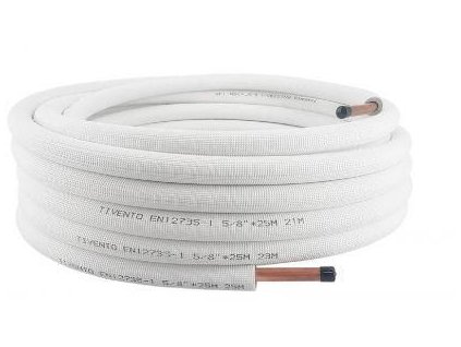 Copper Pipe in 3/8 circle, 25 m Tivento Flex