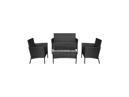 TEESA ROSE garden furniture set black