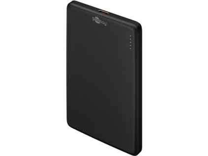 Goobay Magnetic Wireless Power Bank | 70182 | 5000 mAh | USB-C | Black