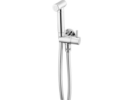 Point bidetta set with angled connection - receiver holder