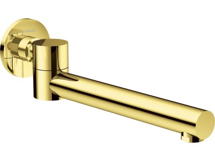 Foldable bathtub spout - round