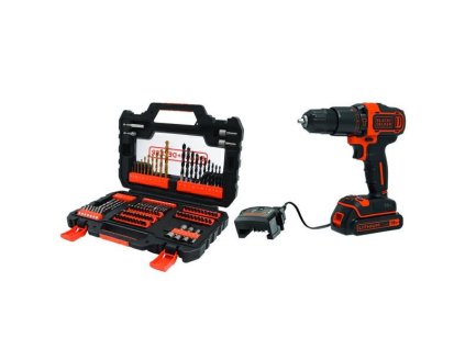 BD SCREWDRIVER IMPACT 18V BDCHD18S1A +104 ACC 1x1.5Ah