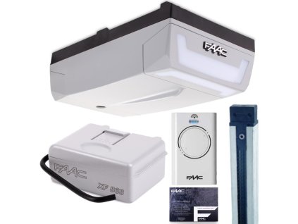 FAAC D1000 garage door kit with 3m two-piece Kevlar rail