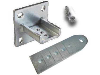BFT SFR B COMPLETE - adjustable post holder (screwed) for 1 cylinder (N735002 00001)