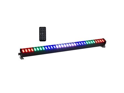 LIGHT4ME LED BAR 64x3W RGB strip 8 sections + remote control