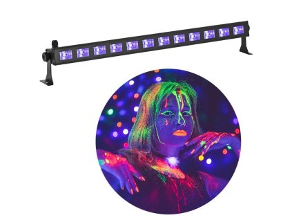 LIGHT4ME LED BAR UV 12 + WHITE strip LED bar 12