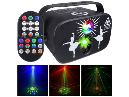 LIGHT4ME PARTY LIGHT 3 LED effect disco lighting