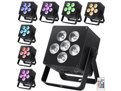 Battery-powered LIGHT4ME ACCU PAR RGBWA-UV floodlight