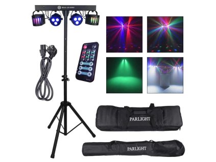 LIGHT4ME LED BAR DERBY PAR Lighting Set