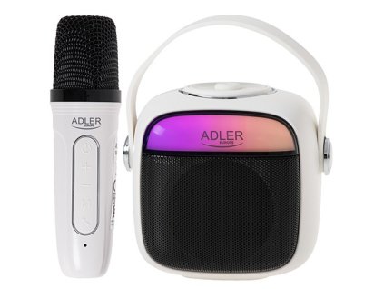Karaoke Speaker With Microphone | AD 1199W | Bluetooth | White | Portable | Wireless connection