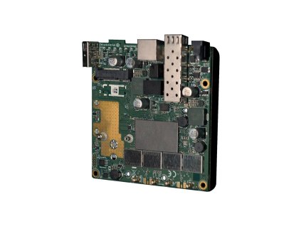 MIKROTIK RouterBOARD L23UGSR-5HaxD2HaxD + L4 (800MHz, 256MB RAM, 1x GLAN, 1x SFP 2,5Gbps, 1x802.11ax) deska
