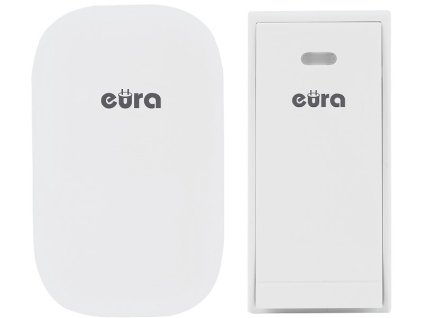 WIRELESS DOORBELL ''EURA'' WDP-81H2 ''SONG'' - battery-free, button (kinetic), expandable