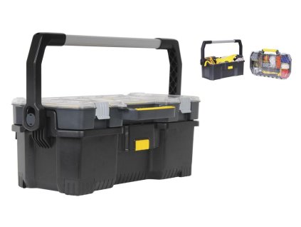 19" tool box with organizer