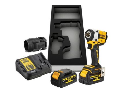 DEWALT 1/2" 18V 406Nm 2x5.0AH IMPACT WRENCH WITH STAMPING FOR TROLLEY RING DCF921P2G
