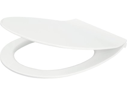 Slim soft-close toilet seat