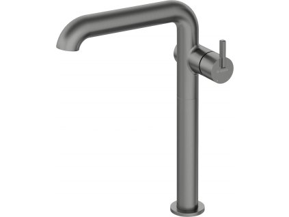 Tall basin mixer with rectangular spout
