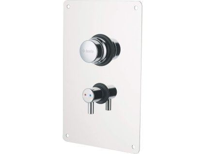 Concealed shower mixer - with temperature control