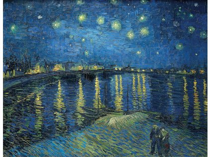 Hvězdná noc nad Rhonou Vincent van Gogh IDEAPRINTcz