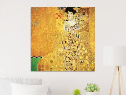 Zlatá Adele Gustav Klimt obraz na zeď IDEAPRINTcz
