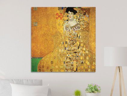 Zlatá Adele Gustav Klimt obraz na zeď IDEAPRINTcz